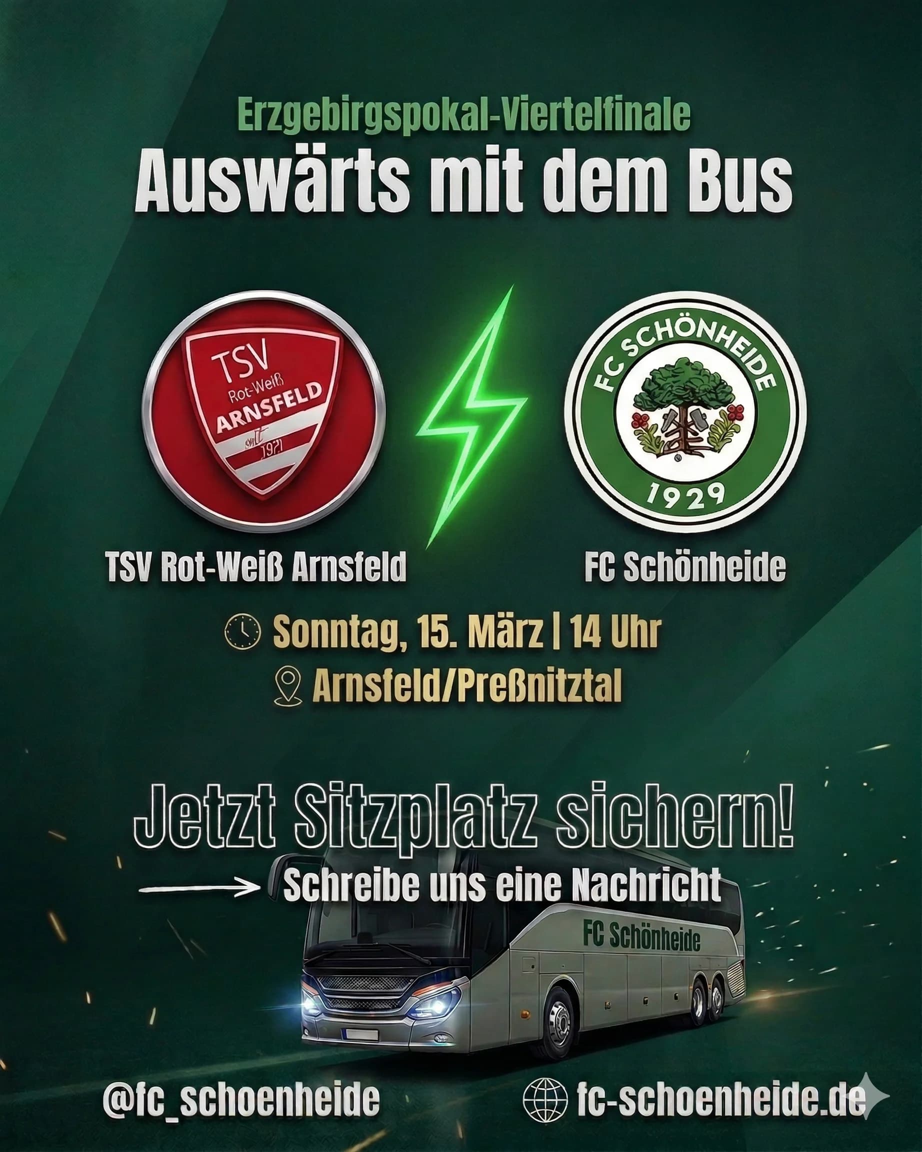 Erzpokal Viertelfinale FC Schönheide