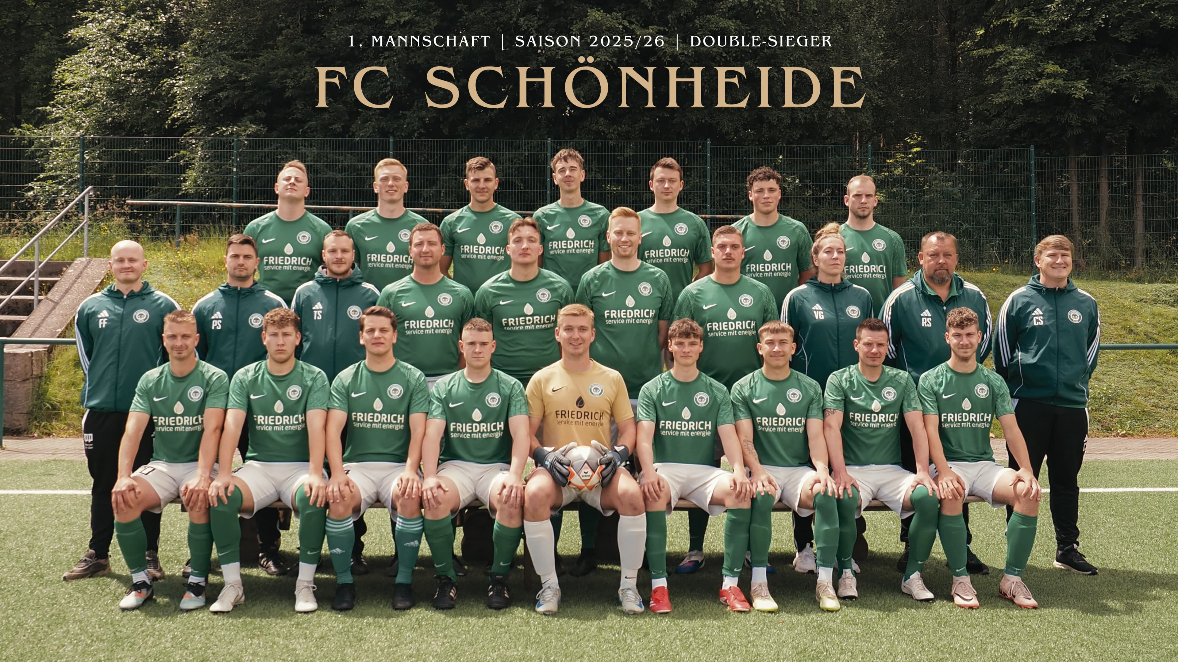 Mannschaftsfoto der Herren 25/26 FC Schönheide